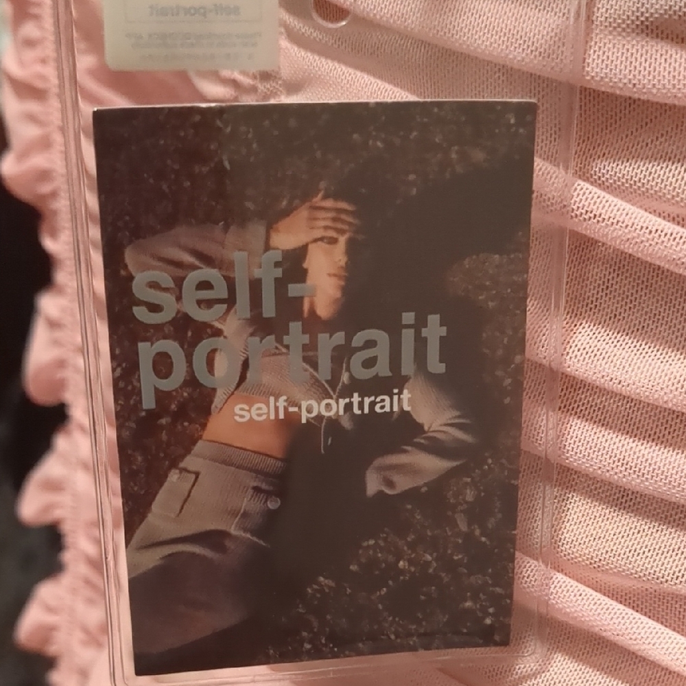 Self-Portrait Pink Ruched Long Sleeve Dress - Picture 8 of 11